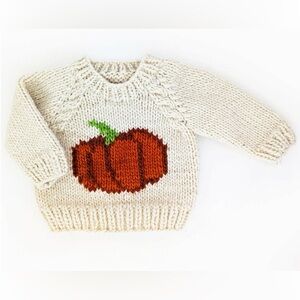 NWT! Huggalugs Pumpkin Sweater